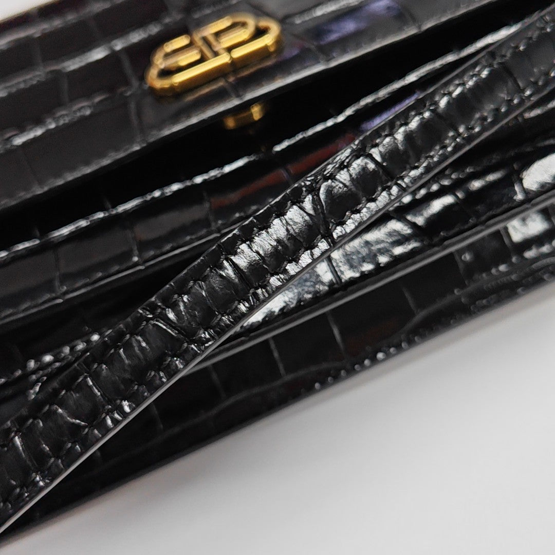 Sharp Calfskin Black