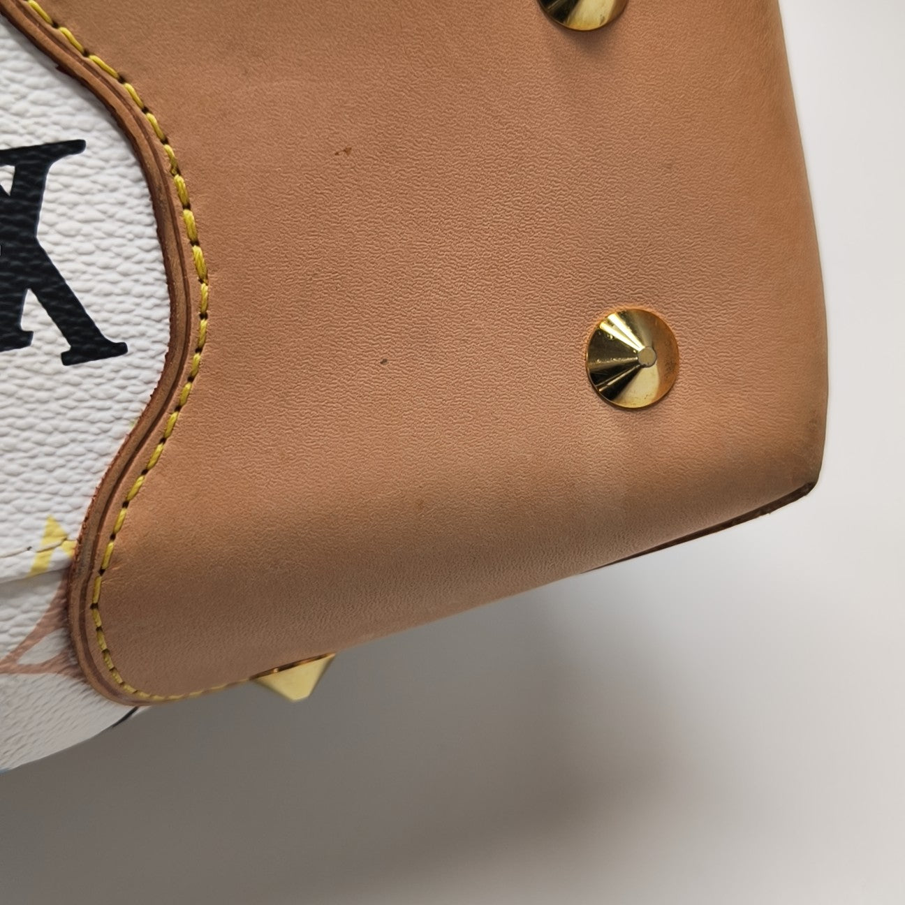 LV × TM JUDY MM Monogram Coated Canvas White