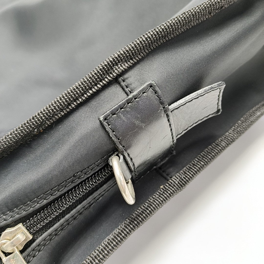 Nylon Shoulder Bag Black