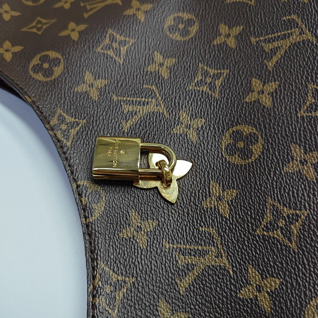 FLOWER Monogram Coated Canvas Brown
