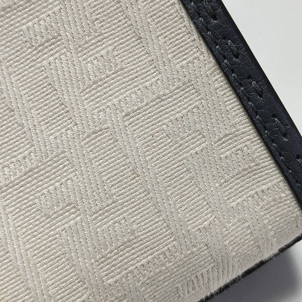 Monogram Fabric Shoulder Bag White