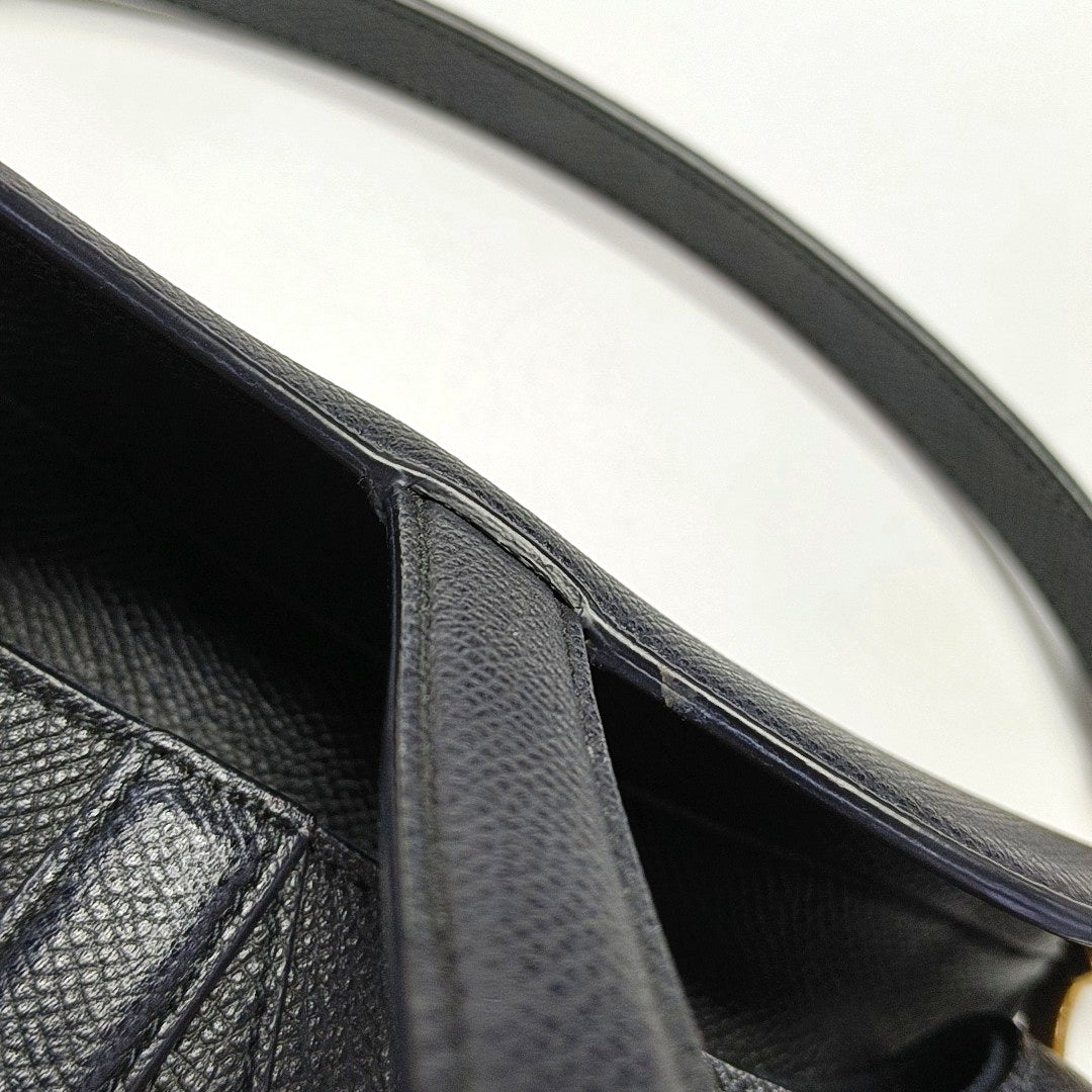 Saddle Mini Calfskin Black