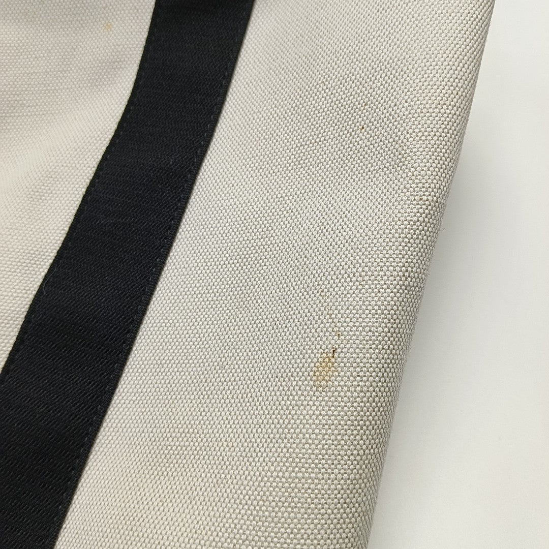 Navy Canvas White