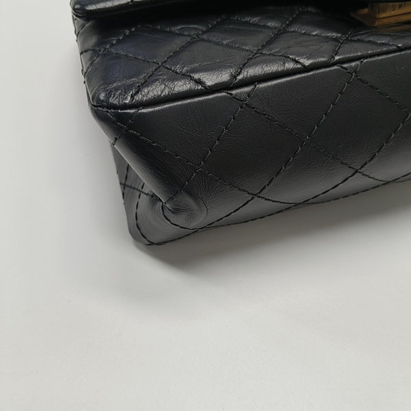 2.55 225 (small) Quilted Calfskin Black