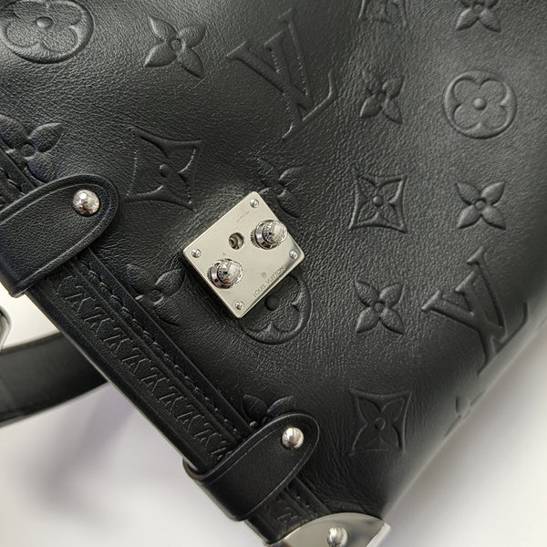 SIDE TRUNK MM Monogram Calfskin Black