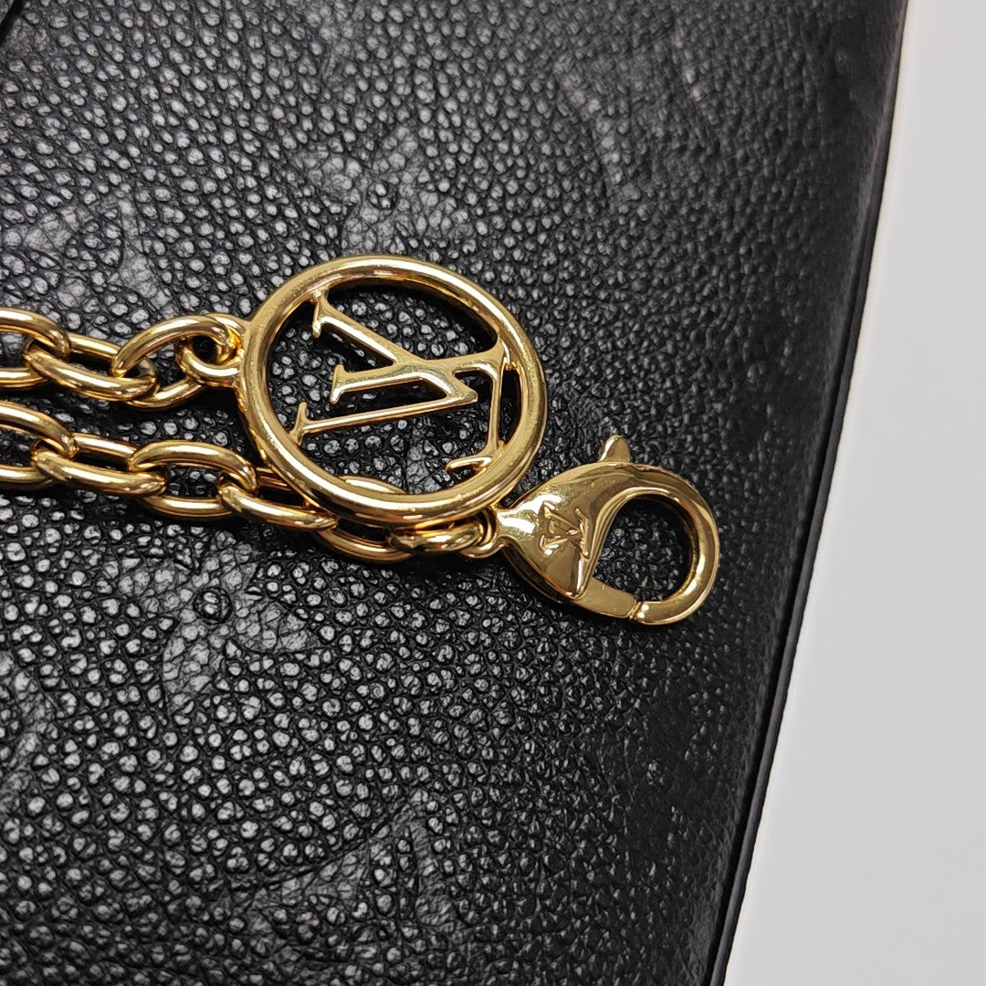 MADELEINE Nano Monogram Calfskin Black