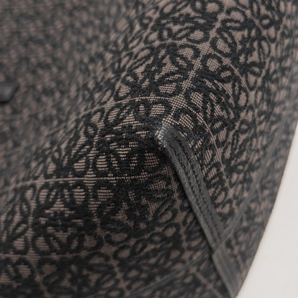 Anagram Tote Monogram Fabric Black