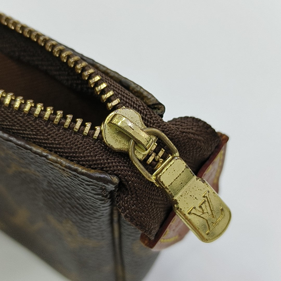 ACCESSOIRES Mini Monogram Coated Canvas Brown