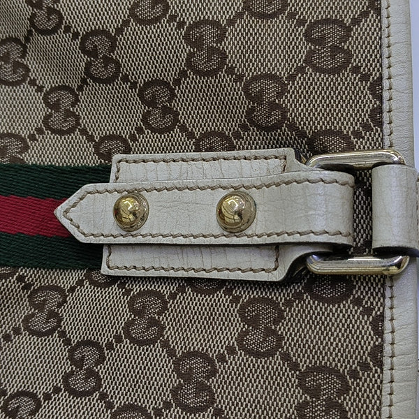 Jolicoeur Medium Monogram Coated Canvas Beige