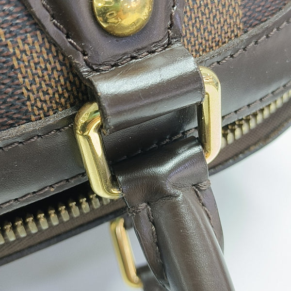 TREVI Damier Ebene Coated Canvas Brown