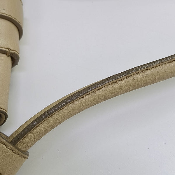 Calfskin Top Handle Bag Beige