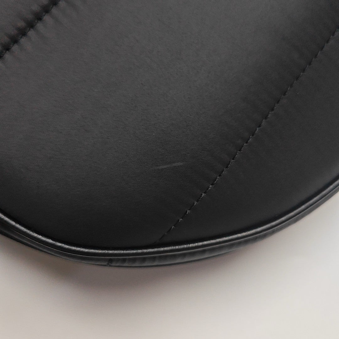 AVA Medium Quilted Nylon Black