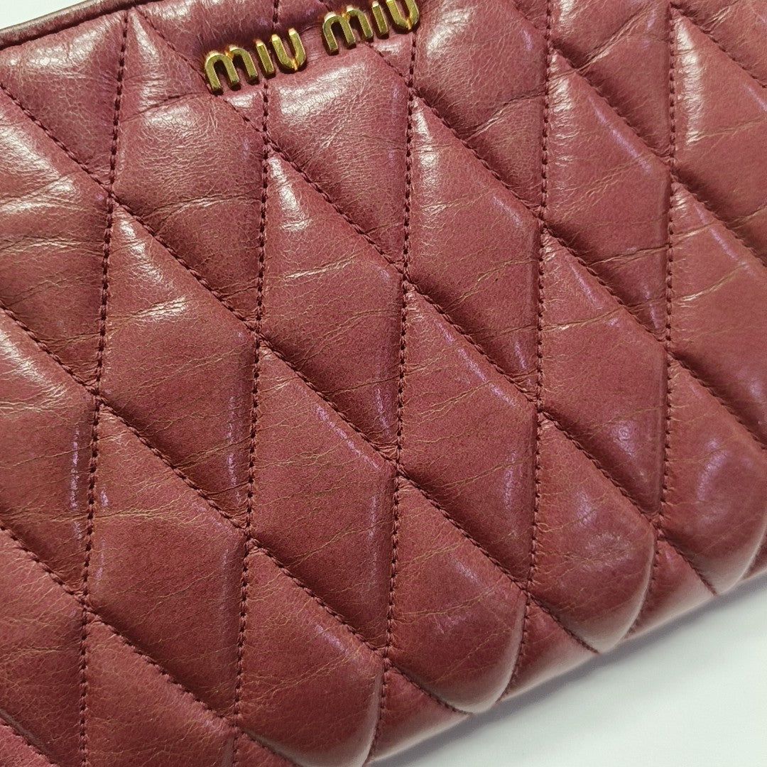 Quilted Lambskin Shoulder Bag Pink