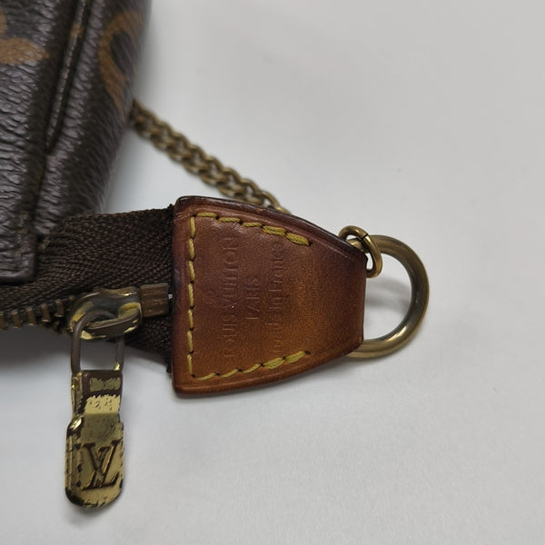 ACCESSOIRES Mini Monogram Coated Canvas Brown