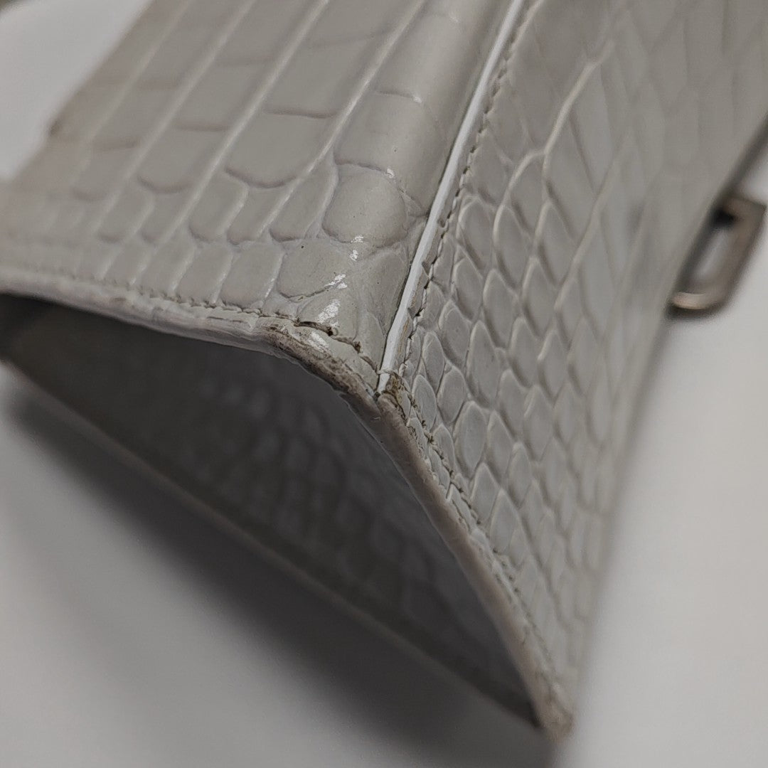 Hourglass S Calfskin White