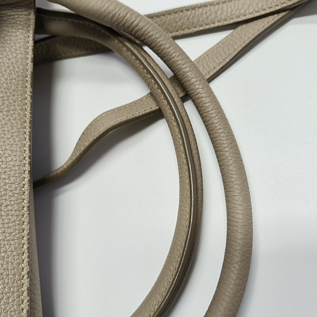 Authenticated pre-owned  BIG BAG Small Calfskin Gray - Tote Bag at Looply