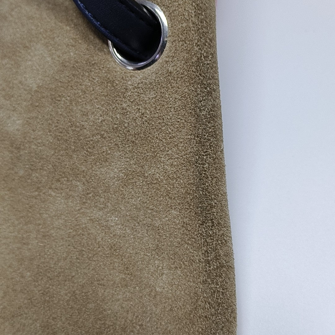 Suede Shoulder Bag Beige