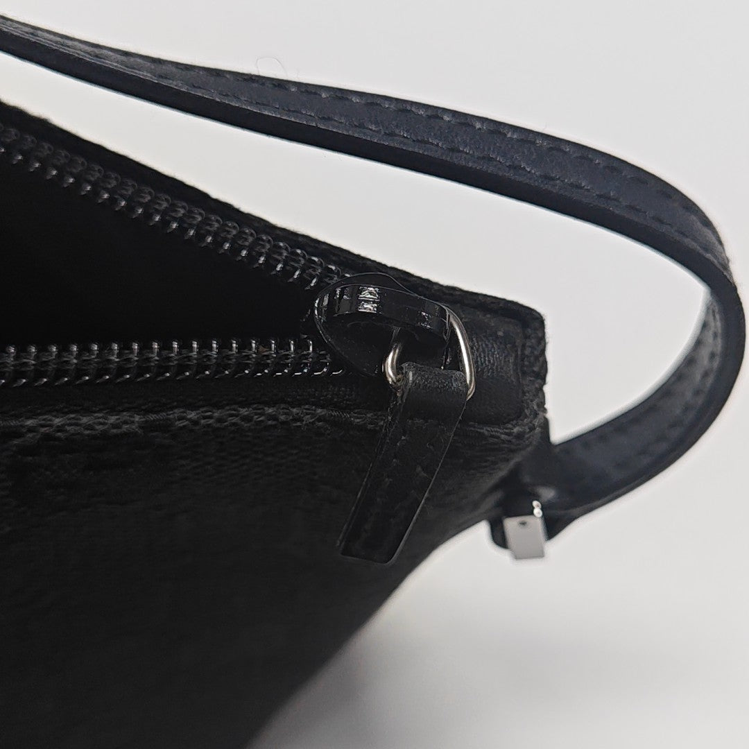 Monogram Canvas Top Handle Bag Black