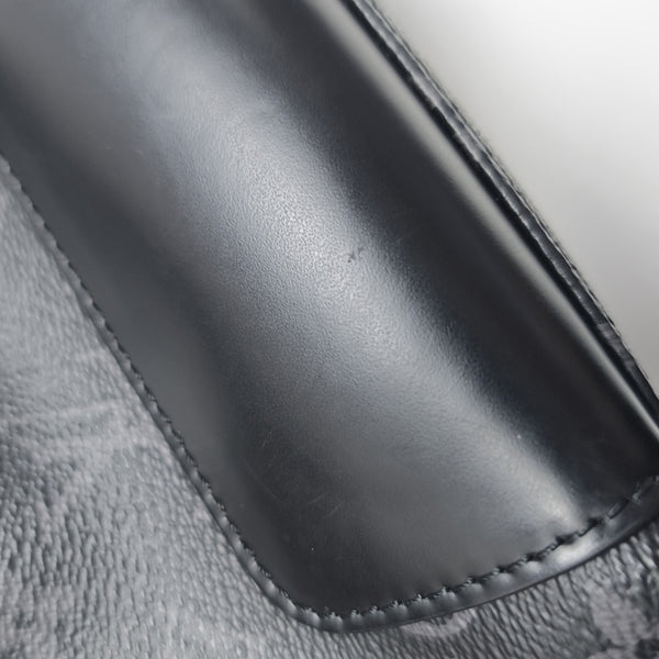 VOYAGER PM Monogram Coated Canvas Black
