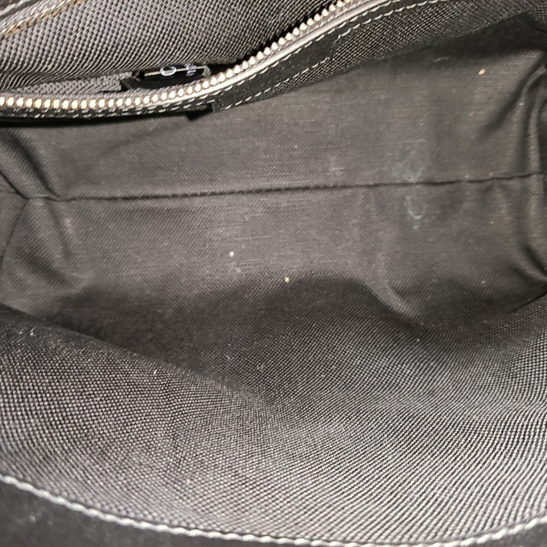 GG Emblem Medium Monogram Calfskin Black