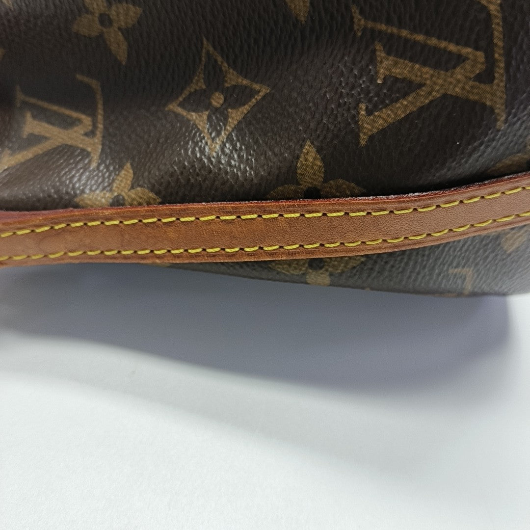 NÉONOÉ Nano Monogram Coated Canvas Brown