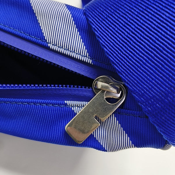 Canvas Crossbody Bag Blue