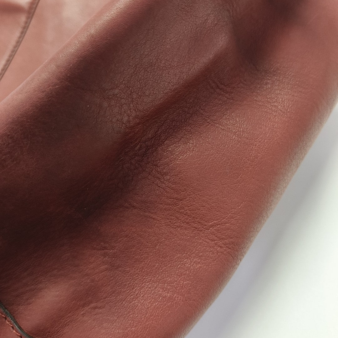 Calfskin Tote Bag Red