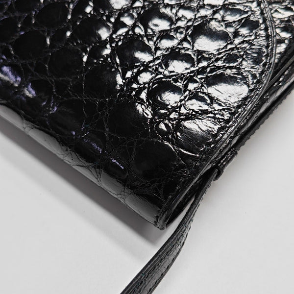 Calfskin Shoulder Bag Black
