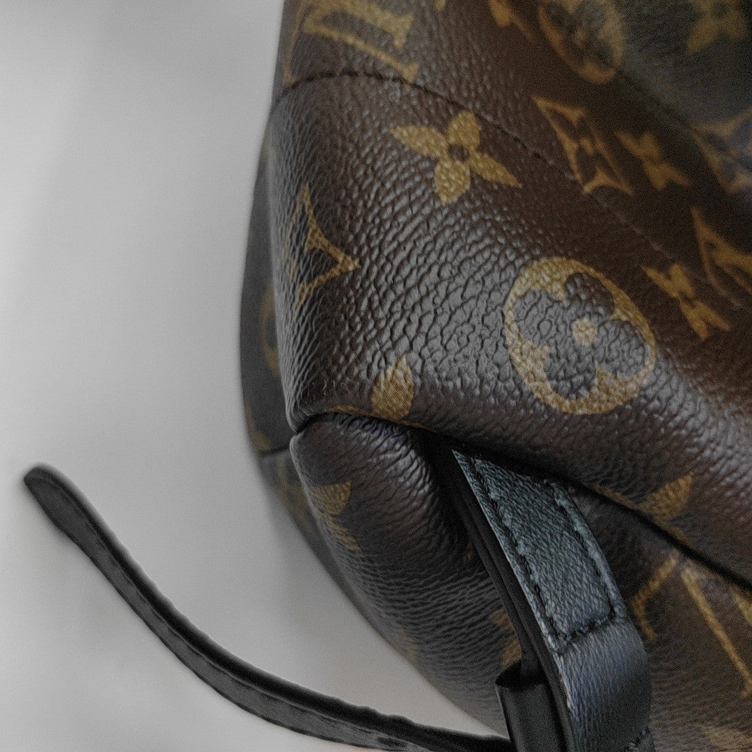 PALM SPRINGS PM Monogram Coated Canvas Brown