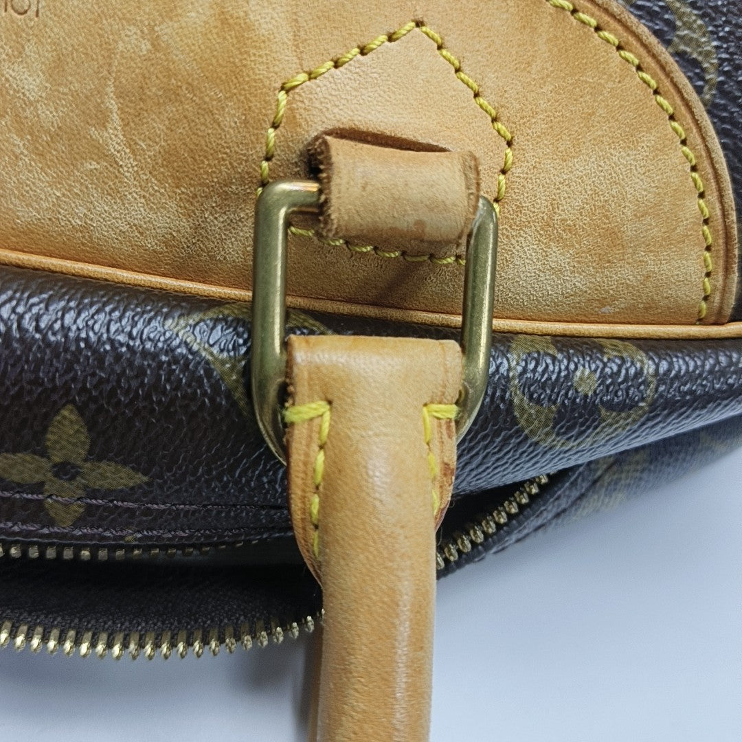 DEAUVILLE Monogram Coated Canvas Brown