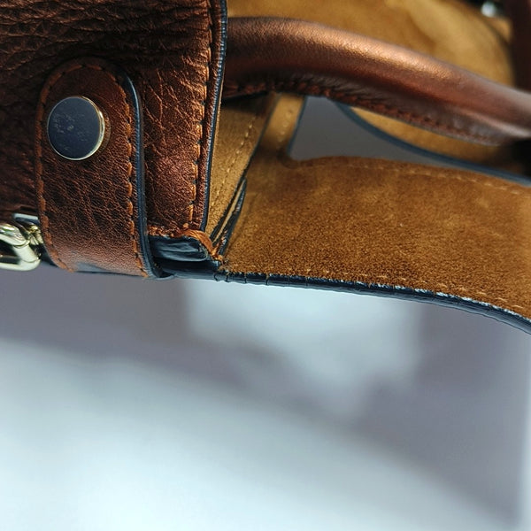 Authenticated pre-owned  Diorever Small Calfskin Brown - Tote Bag at Looply