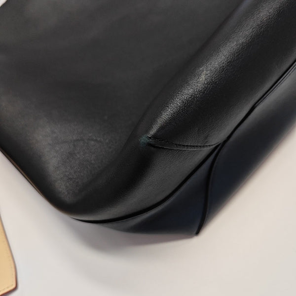 TWISTED CABAS Small Calfskin Blue