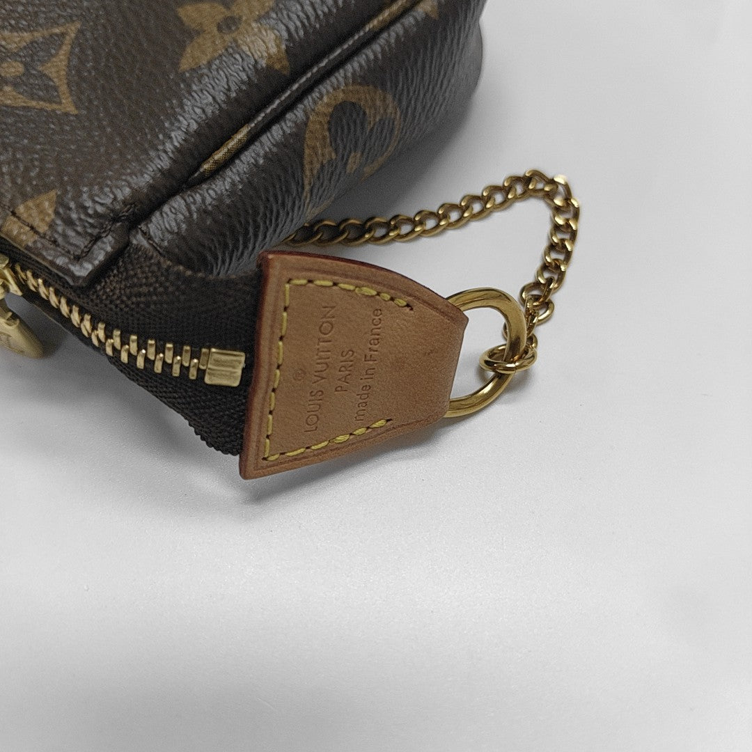 ACCESSOIRES Mini Monogram Coated Canvas Brown