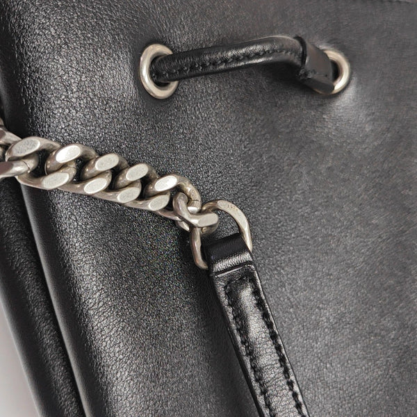 Calfskin Bucket Bag Black