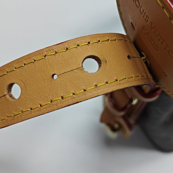 ALL IN BB Monogram Coated Canvas Brown