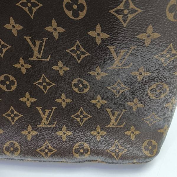 NÉONOÉ MM Monogram Coated Canvas Brown