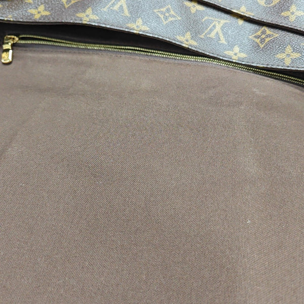 MENILMONTANT MM Monogram Coated Canvas Brown