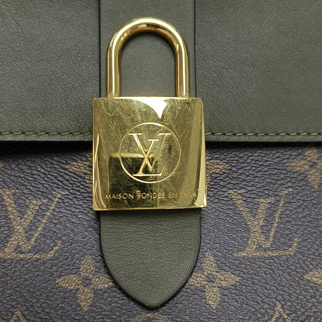 LOCKY BB Monogram Calfskin Green