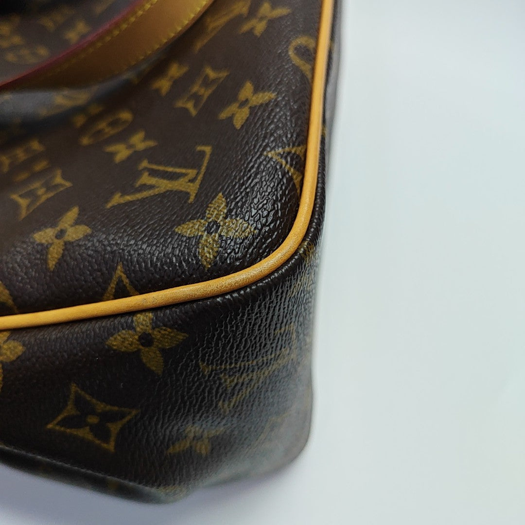 BATIGNOLLES MM Monogram Coated Canvas Brown