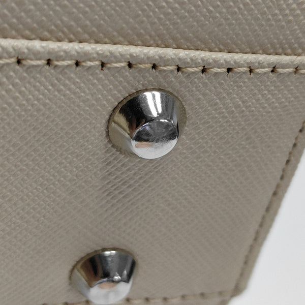 Calfskin Top Handle Bag Beige