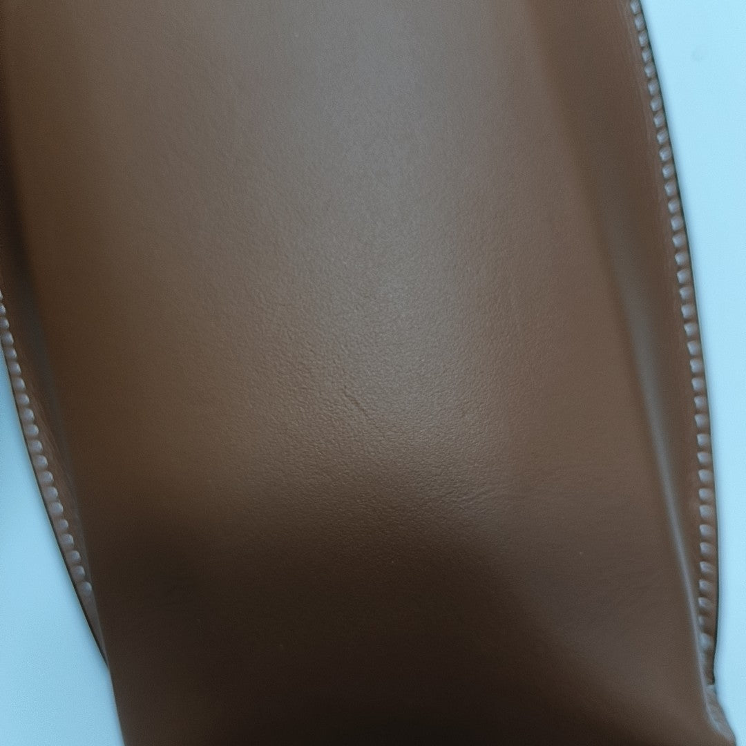 Calfskin Shoulder Bag Brown