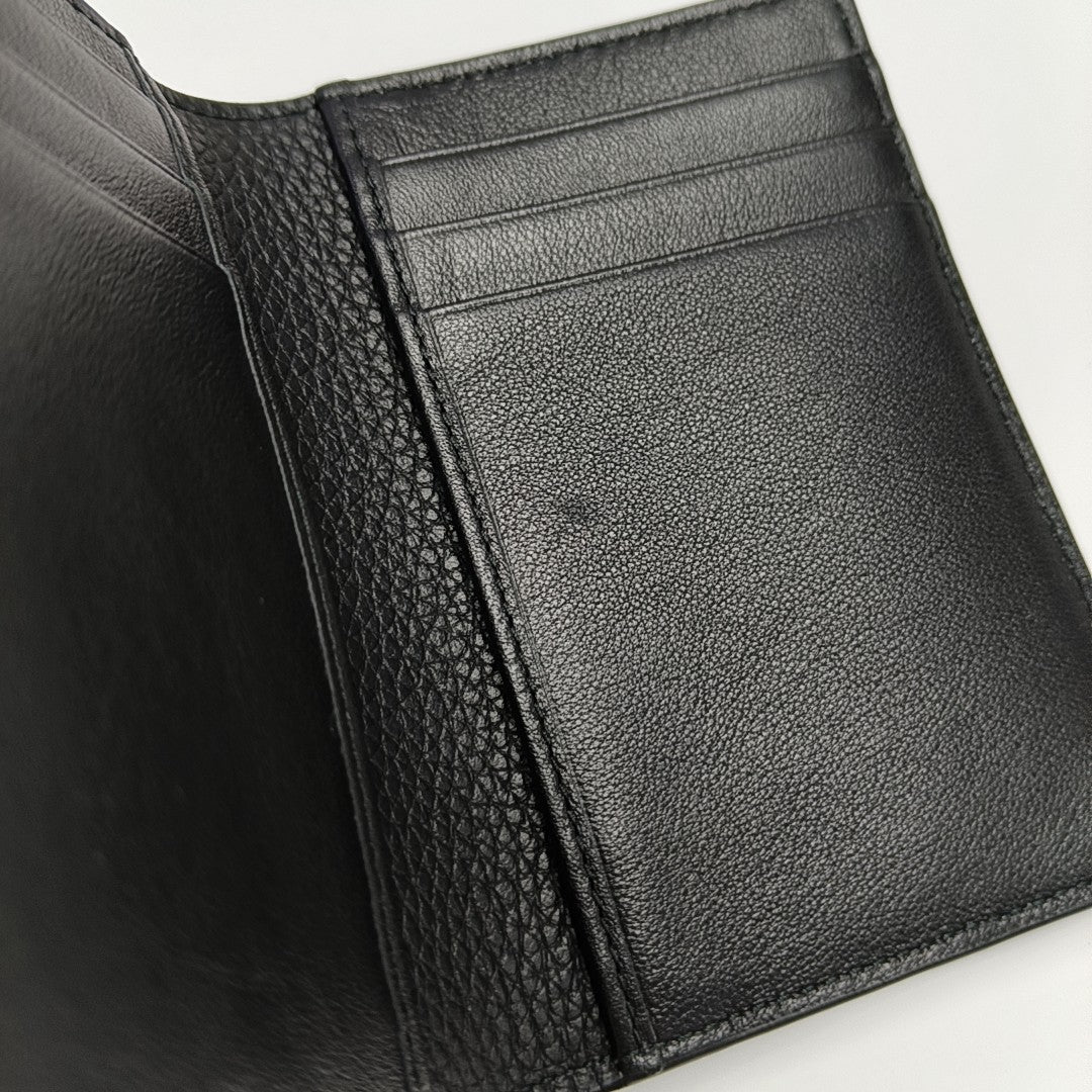 Calfskin Card Holder Black