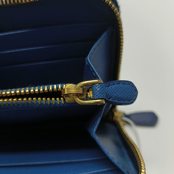 Calfskin Wallet Blue