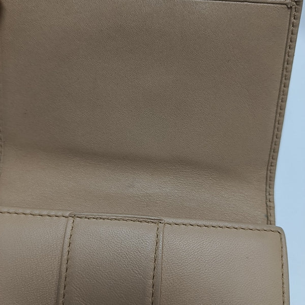 Calfskin Wallet Beige