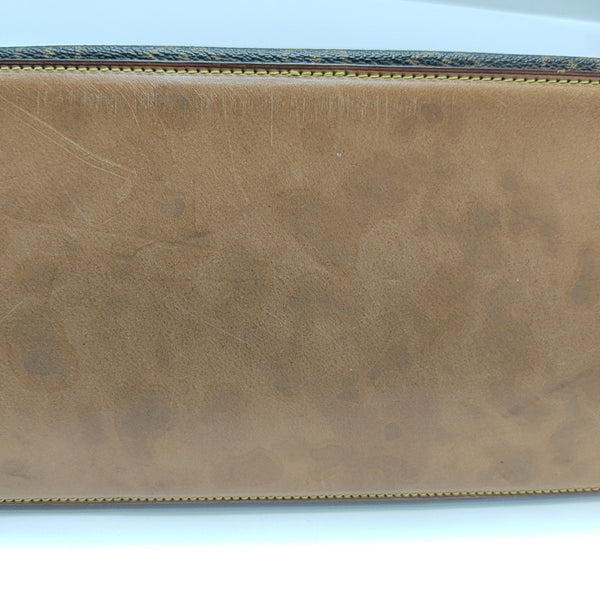 PIANO Monogram Coated Canvas Brown