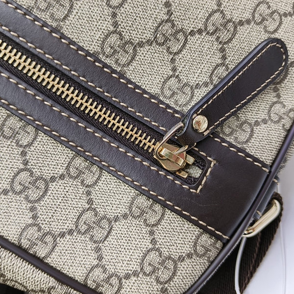 GG Supreme Monogram Coated Canvas Beige