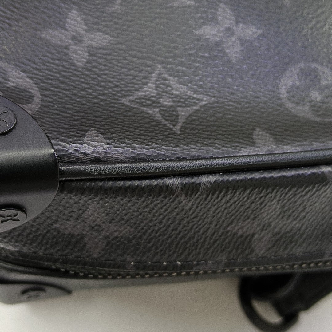 SOFT TRUNK Mini Monogram Coated Canvas Black