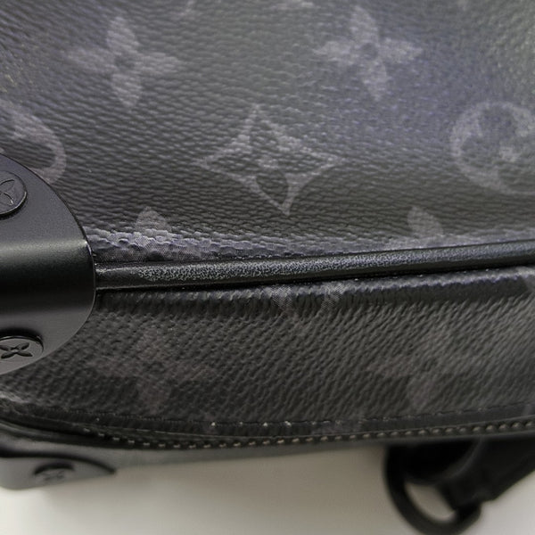 SOFT TRUNK Mini Monogram Coated Canvas Black