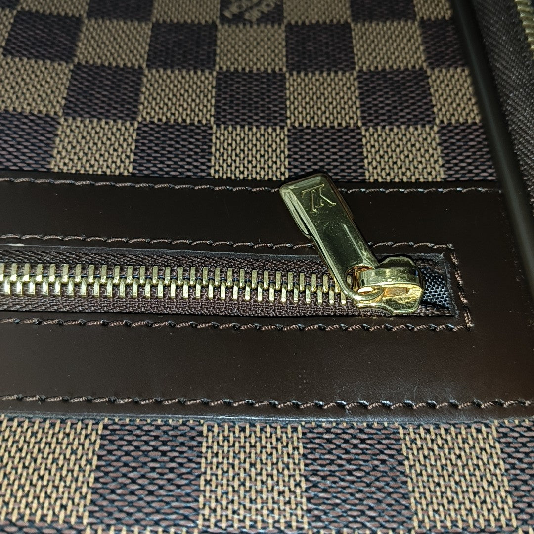 PEGASE Damier Ebene Coated Canvas Brown
