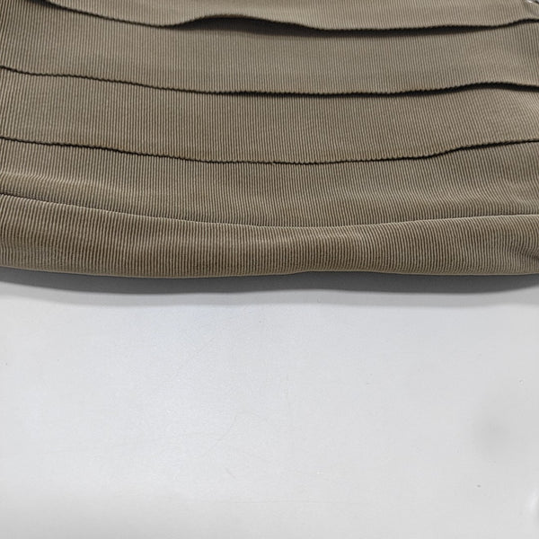 Nylon Top Handle Bag Beige